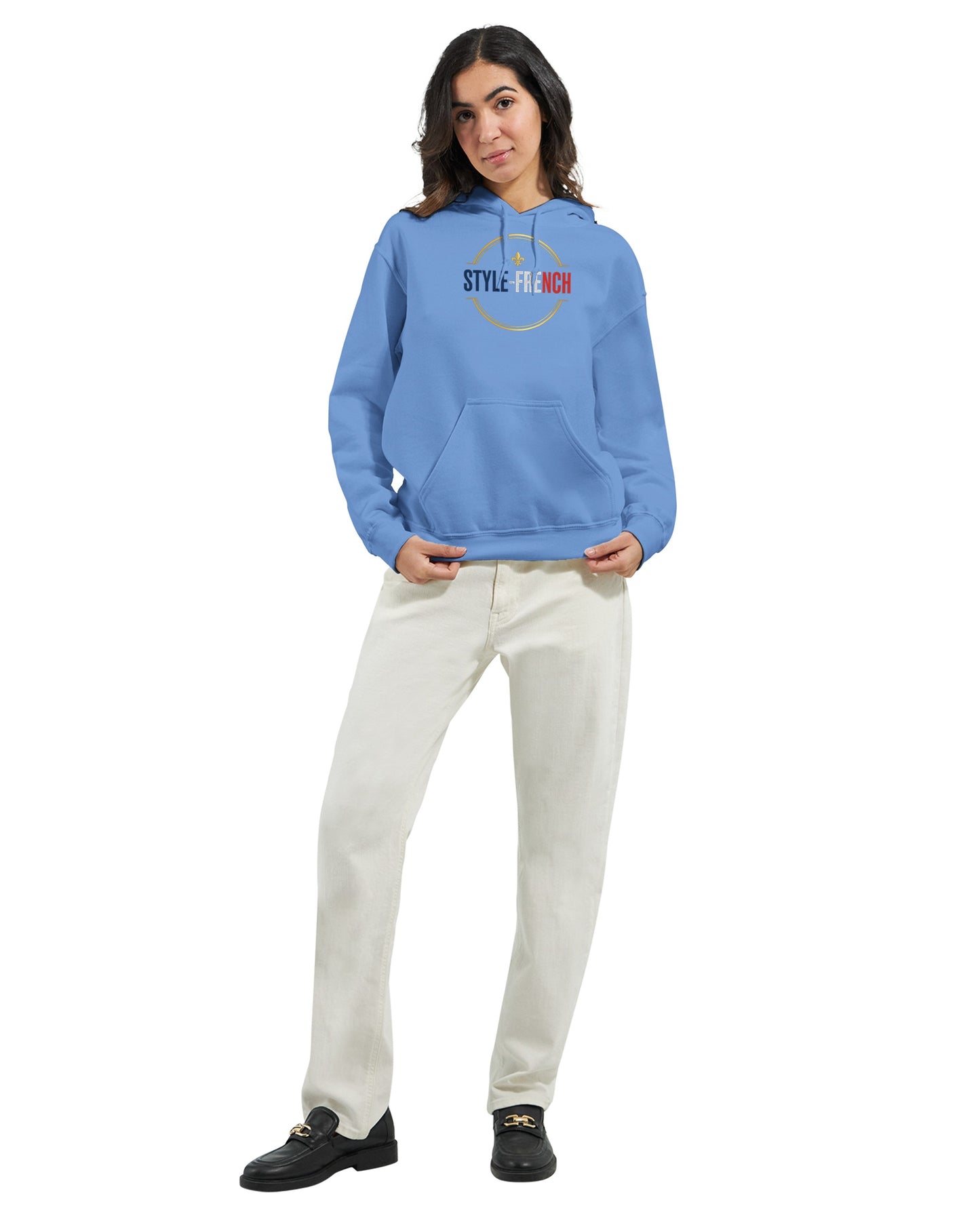 Sweat à capuche femme Debout la France - Hoodie en coton mélangé premium