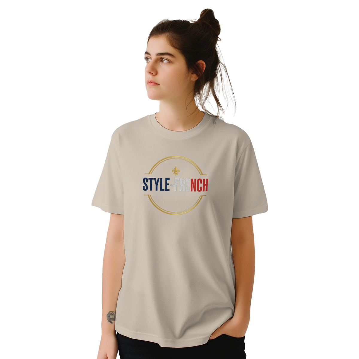 T-shirt  femme L'âme de France – Premium Cotton Tee with Classic French Design