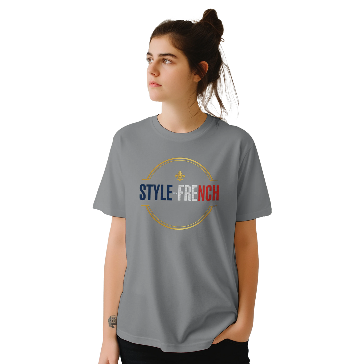 T-Shirt Unisexe Liberté Égalité Apéritif - T-Shirt Humoristique en Coton Premium