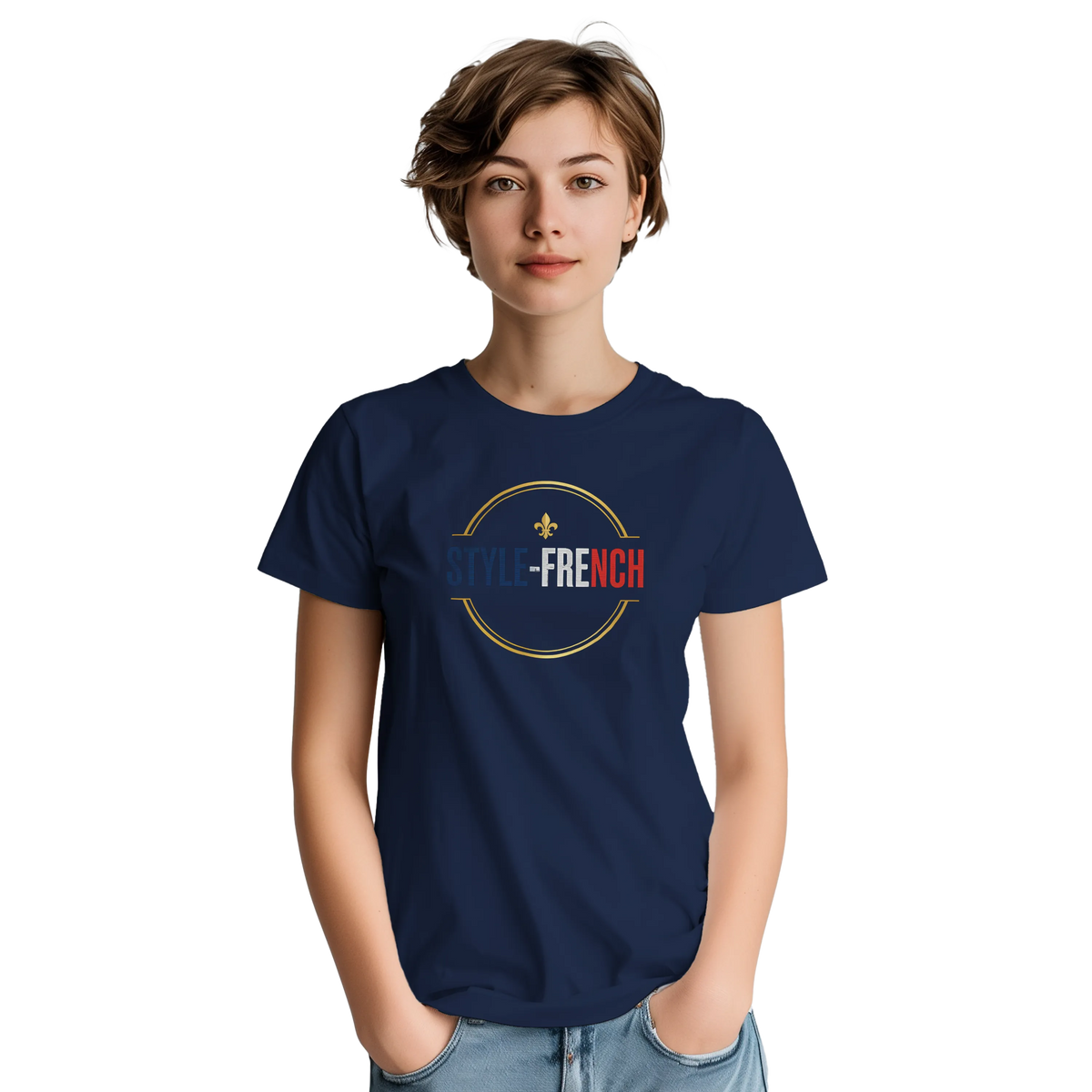 T-shirt Femme Jeanne d'Arc - Symbole Iconique en Coton Premium
