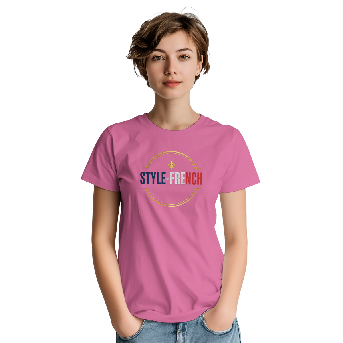 T-shirt Femme Jeanne d'Arc - Symbole Iconique en Coton Premium