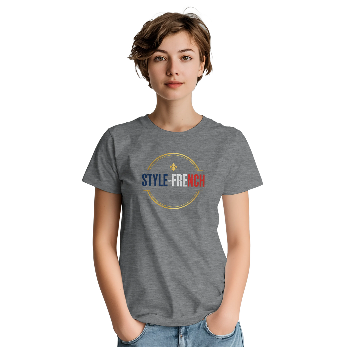 T-shirt Femme Jeanne d'Arc - Symbole Iconique en Coton Premium