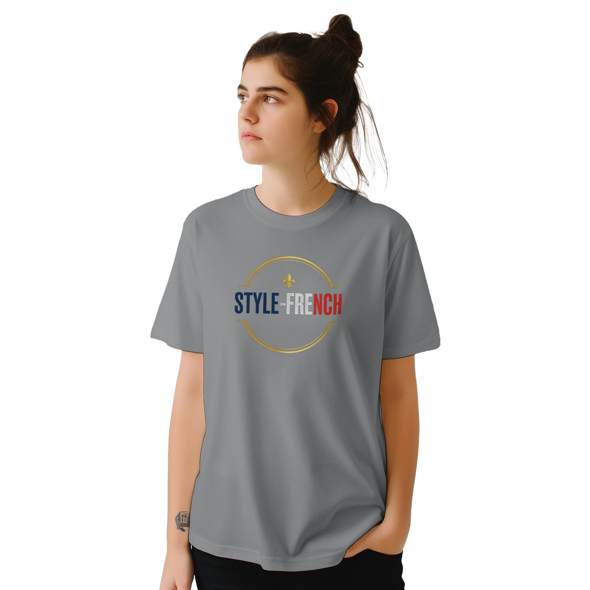 T-shirt  femme L'âme de France – Premium Cotton Tee with Classic French Design