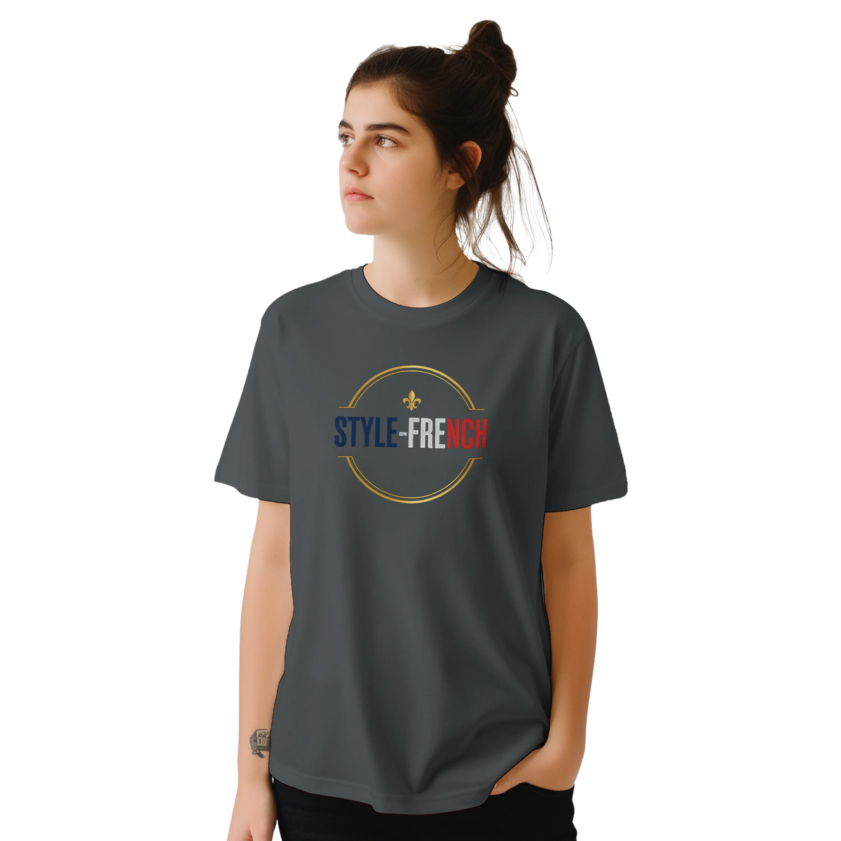 T-shirt  femme L'âme de France – Premium Cotton Tee with Classic French Design