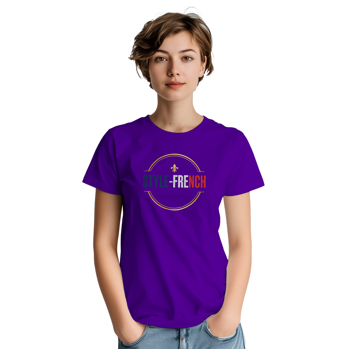 T-shirt Femme Jeanne d'Arc - Symbole Iconique en Coton Premium