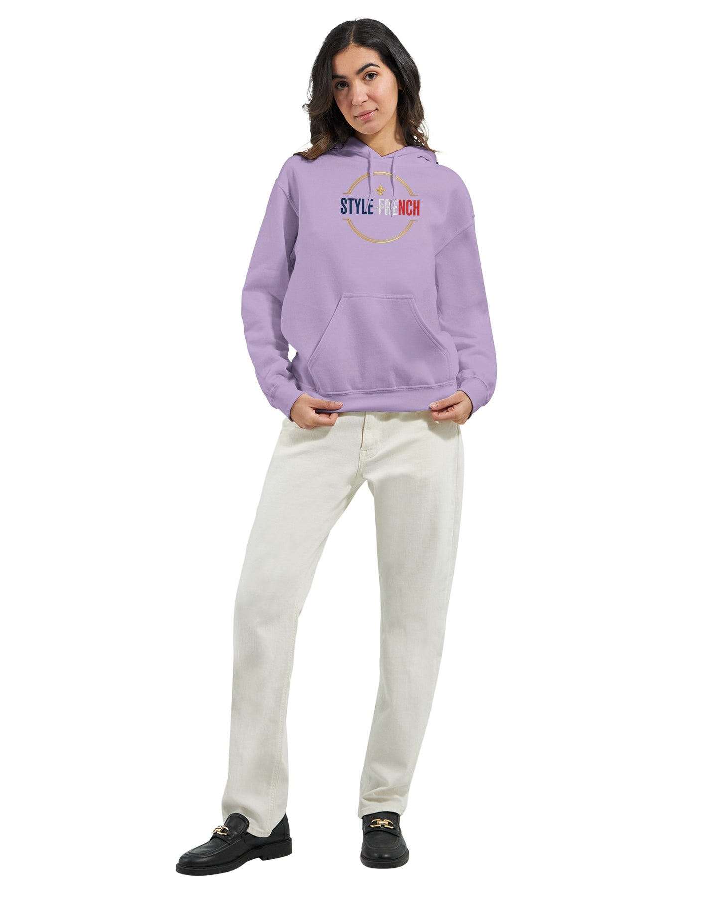 Sweat à capuche femme Debout la France - Hoodie en coton mélangé premium