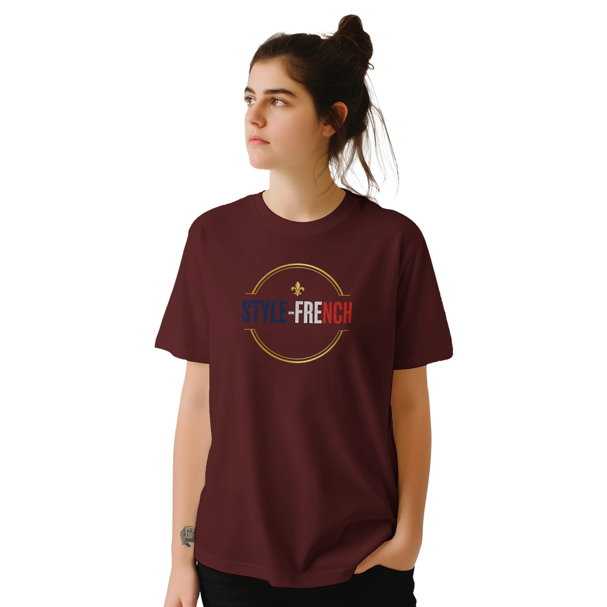 T-shirt Femme Liberté Classique – Col Ras du Cou Gildan 64000