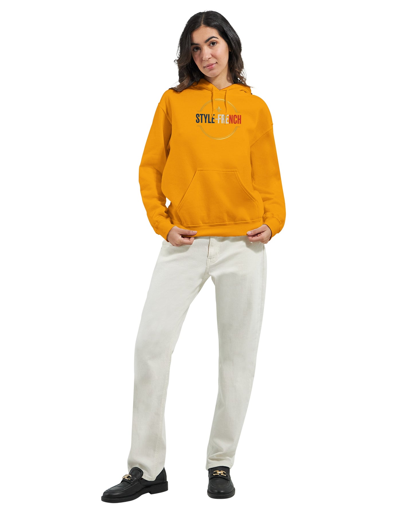 Sweat à capuche femme Debout la France - Hoodie en coton mélangé premium