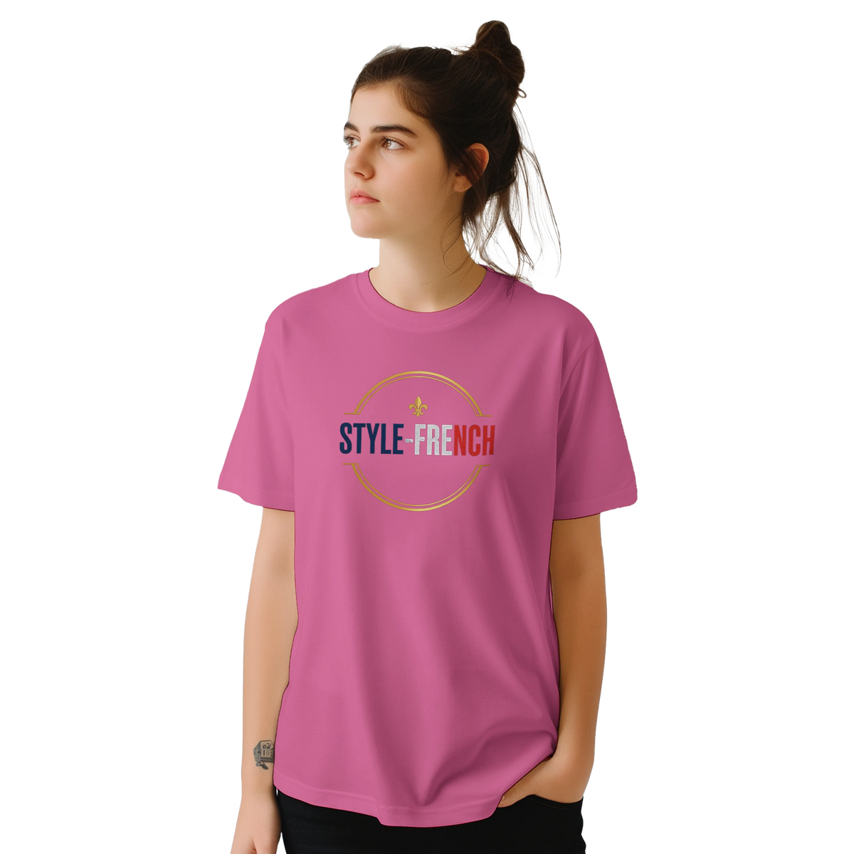 T-shirt  femme L'âme de France – Premium Cotton Tee with Classic French Design