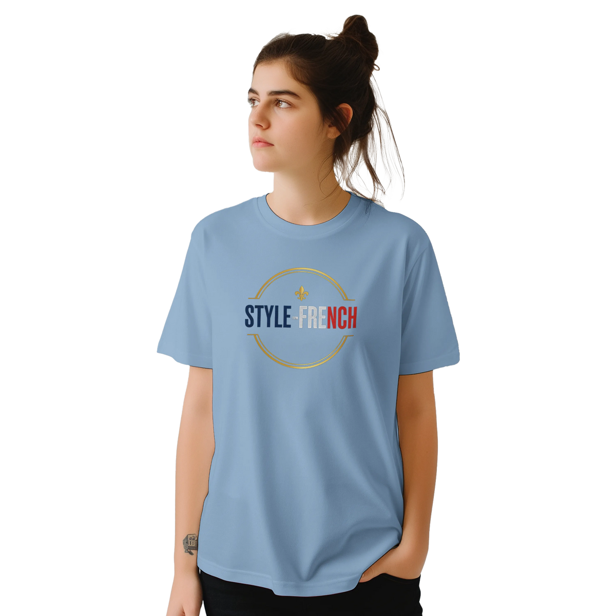 T-shirt  femme L'âme de France – Premium Cotton Tee with Classic French Design