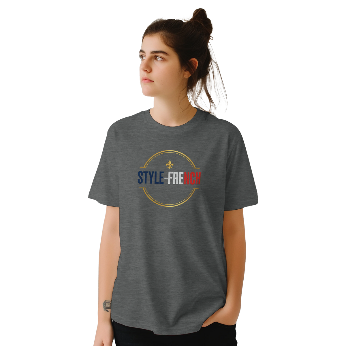 T-shirt Femme Liberté Classique – Col Ras du Cou Gildan 64000