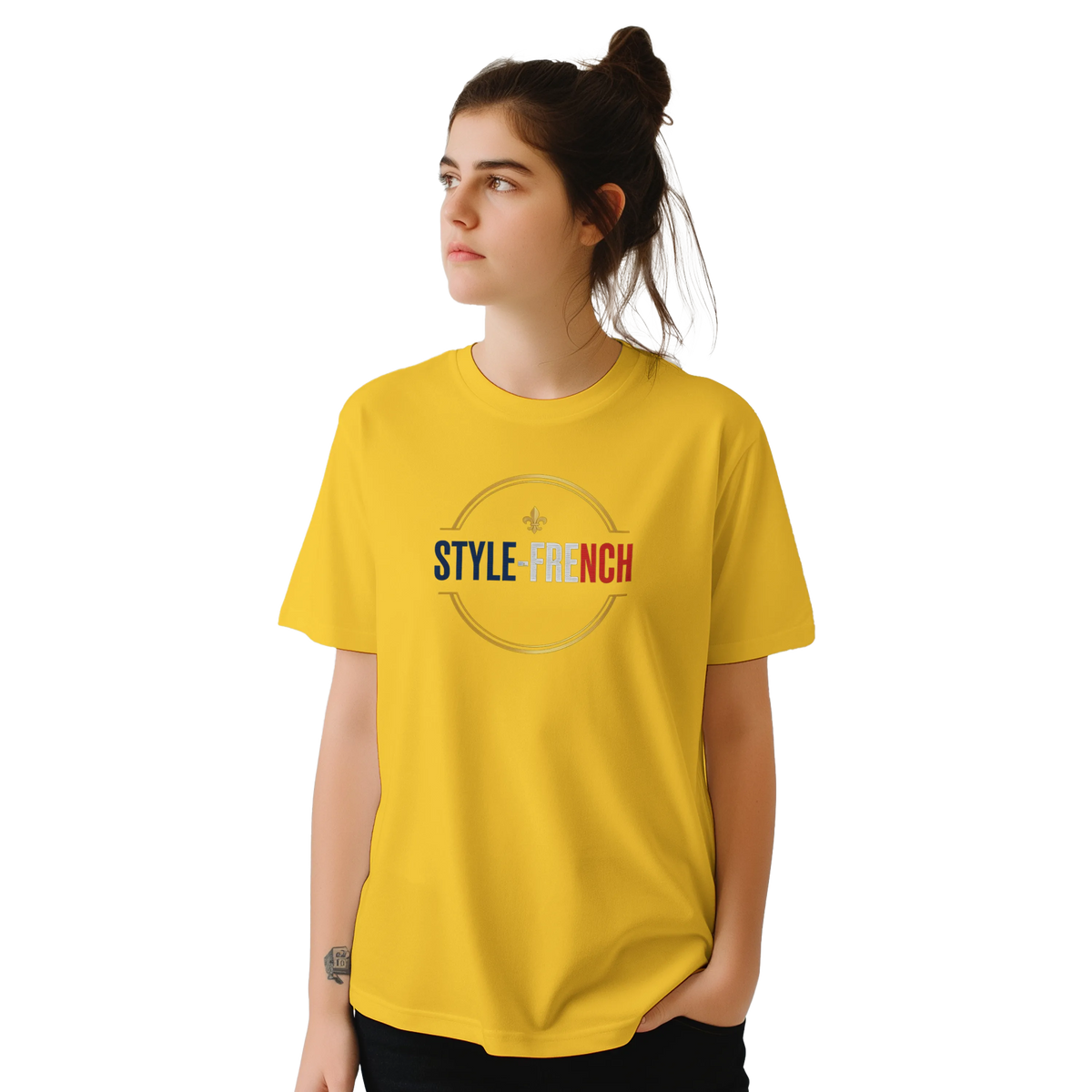 T-shirt  femme L'âme de France – Premium Cotton Tee with Classic French Design