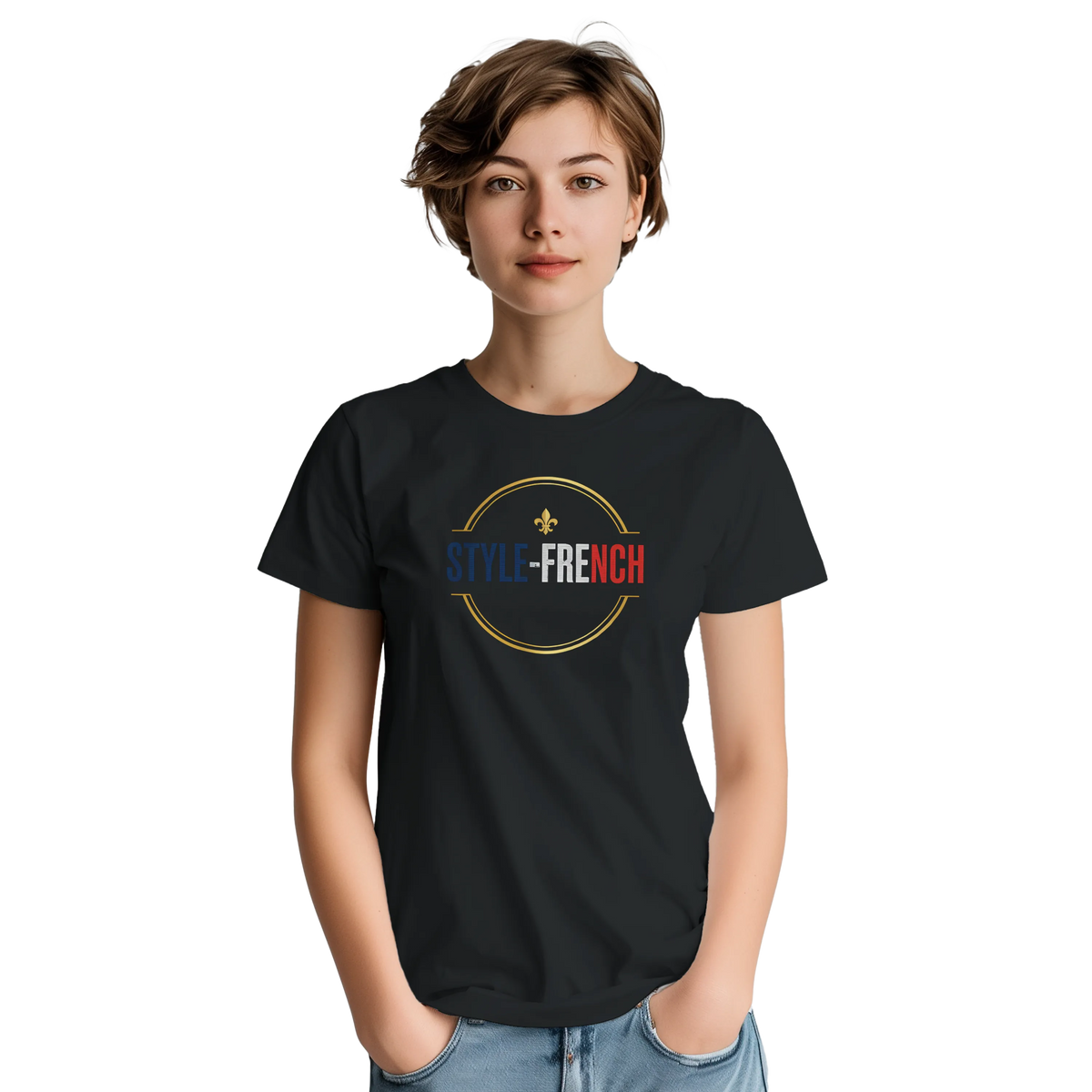 T-Shirt Femme Rose Cathédrale | Gildan 5000 Coton Épais