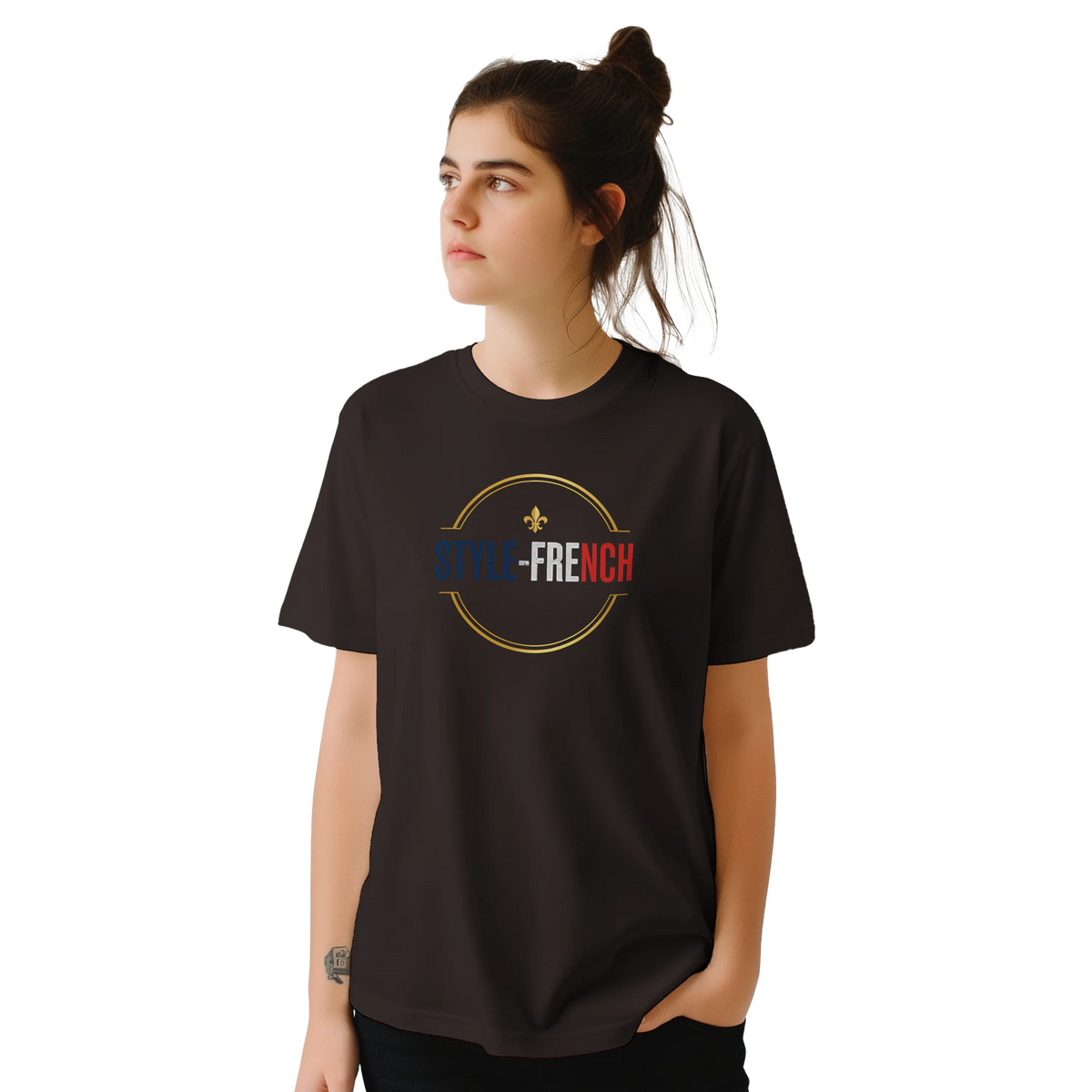 T-shirt Femme Liberté Classique – Col Ras du Cou Gildan 64000