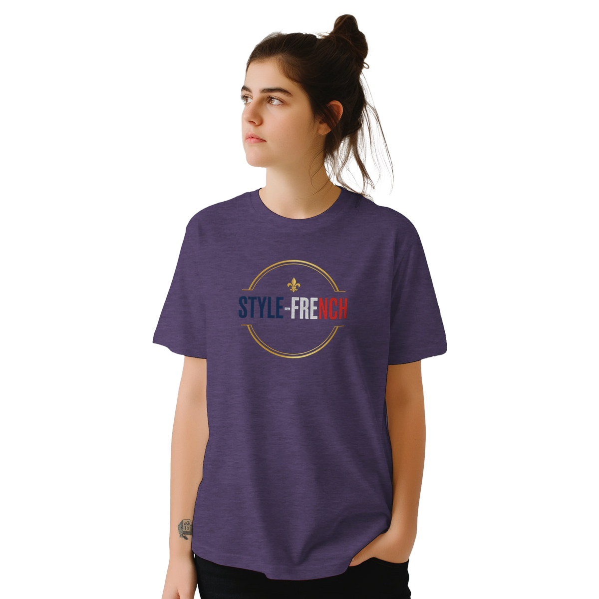 T-shirt Femme Liberté Classique – Col Ras du Cou Gildan 64000