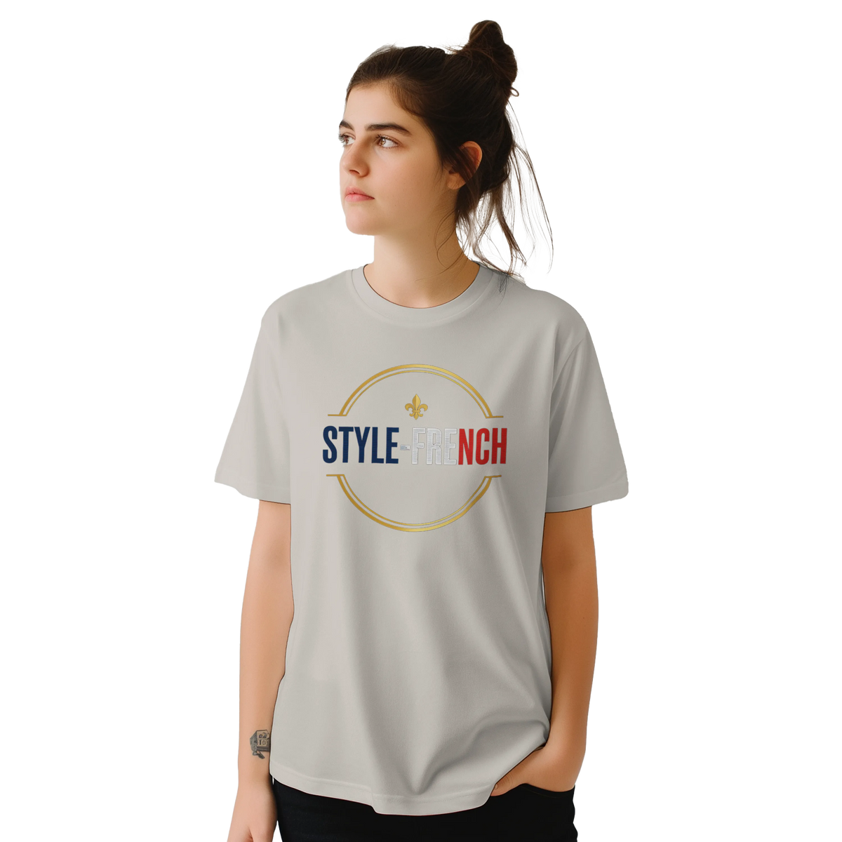 T-Shirt Unisexe Liberté Égalité Apéritif - T-Shirt Humoristique en Coton Premium
