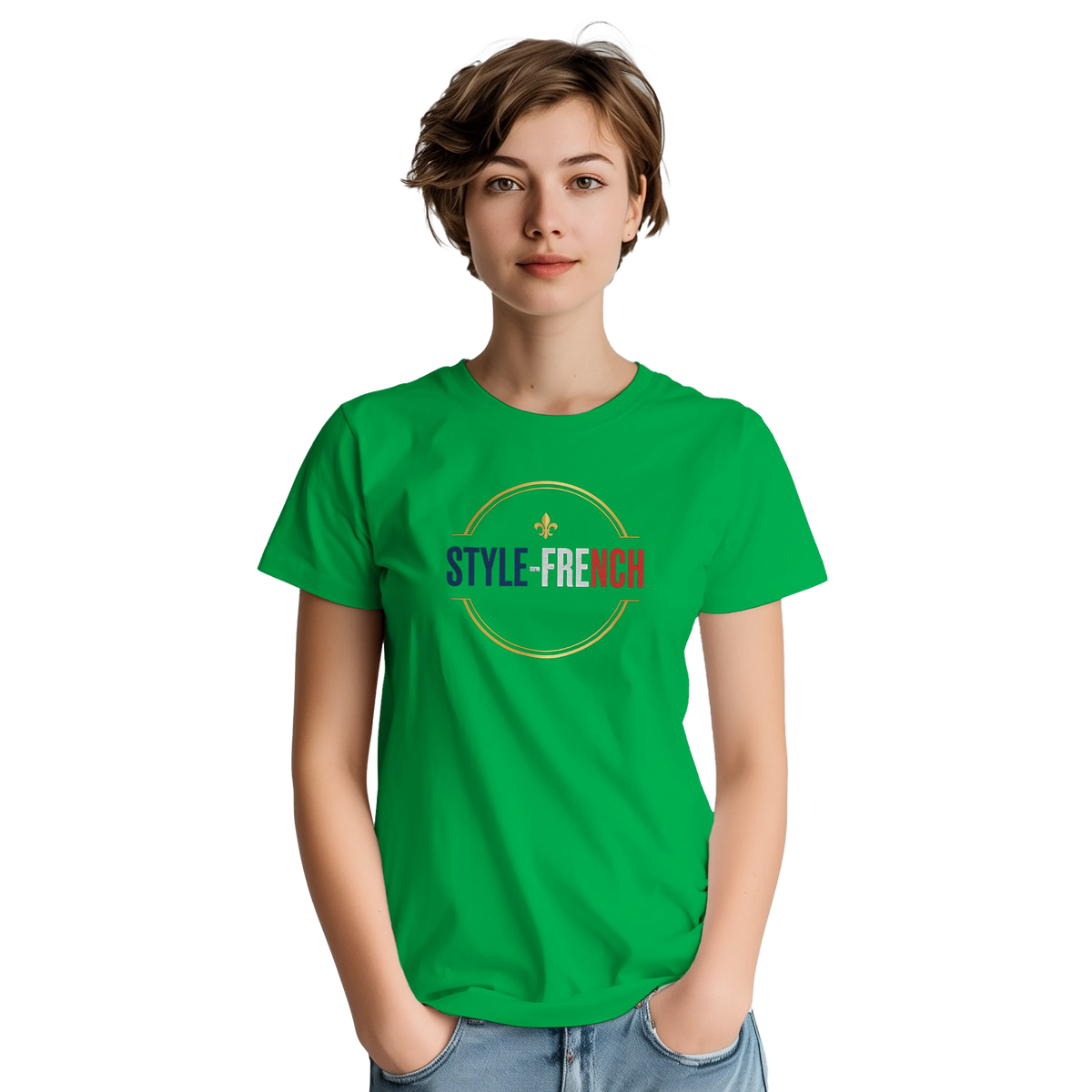 T-shirt Femme Jeanne d'Arc - Symbole Iconique en Coton Premium