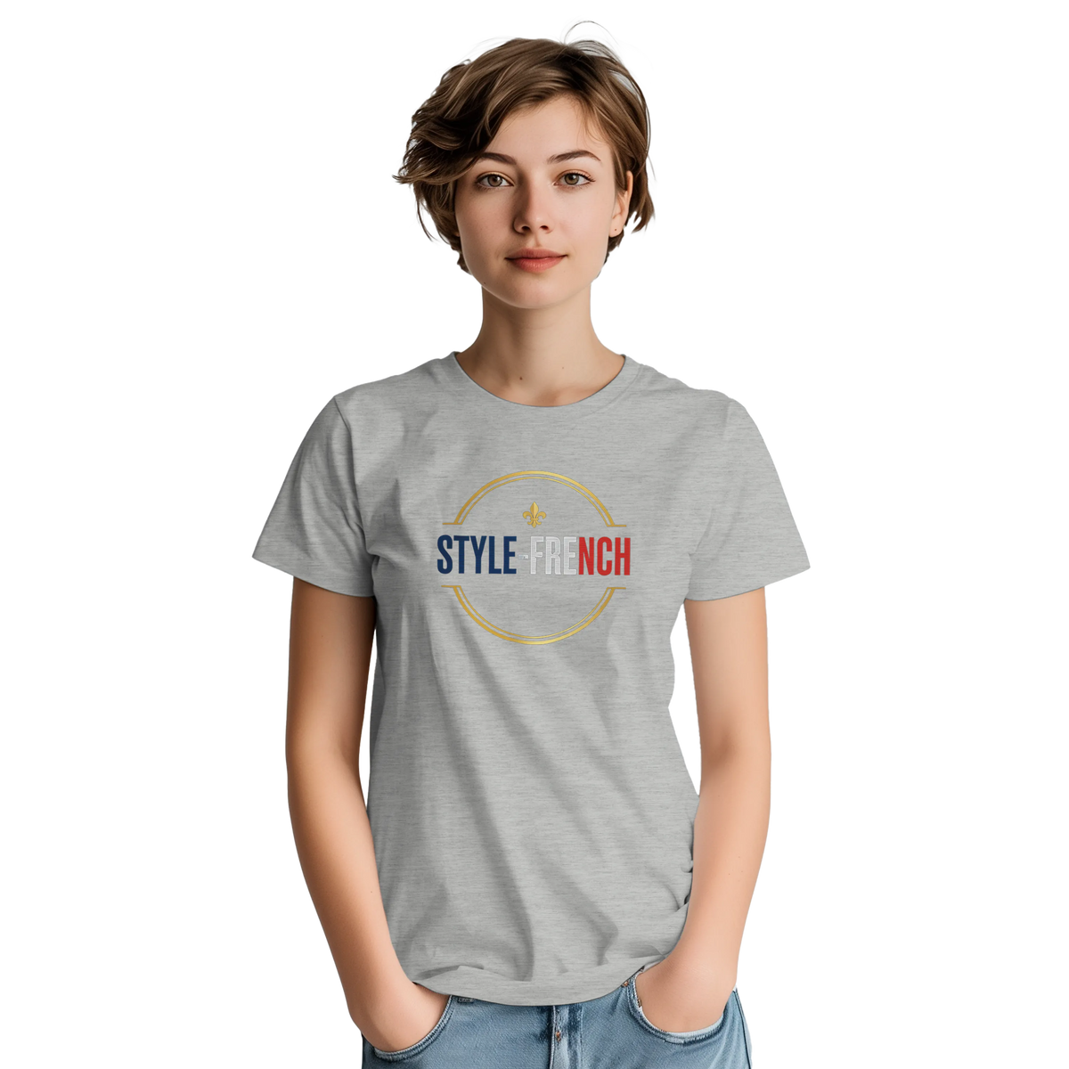 T-shirt Femme Jeanne d'Arc - Symbole Iconique en Coton Premium