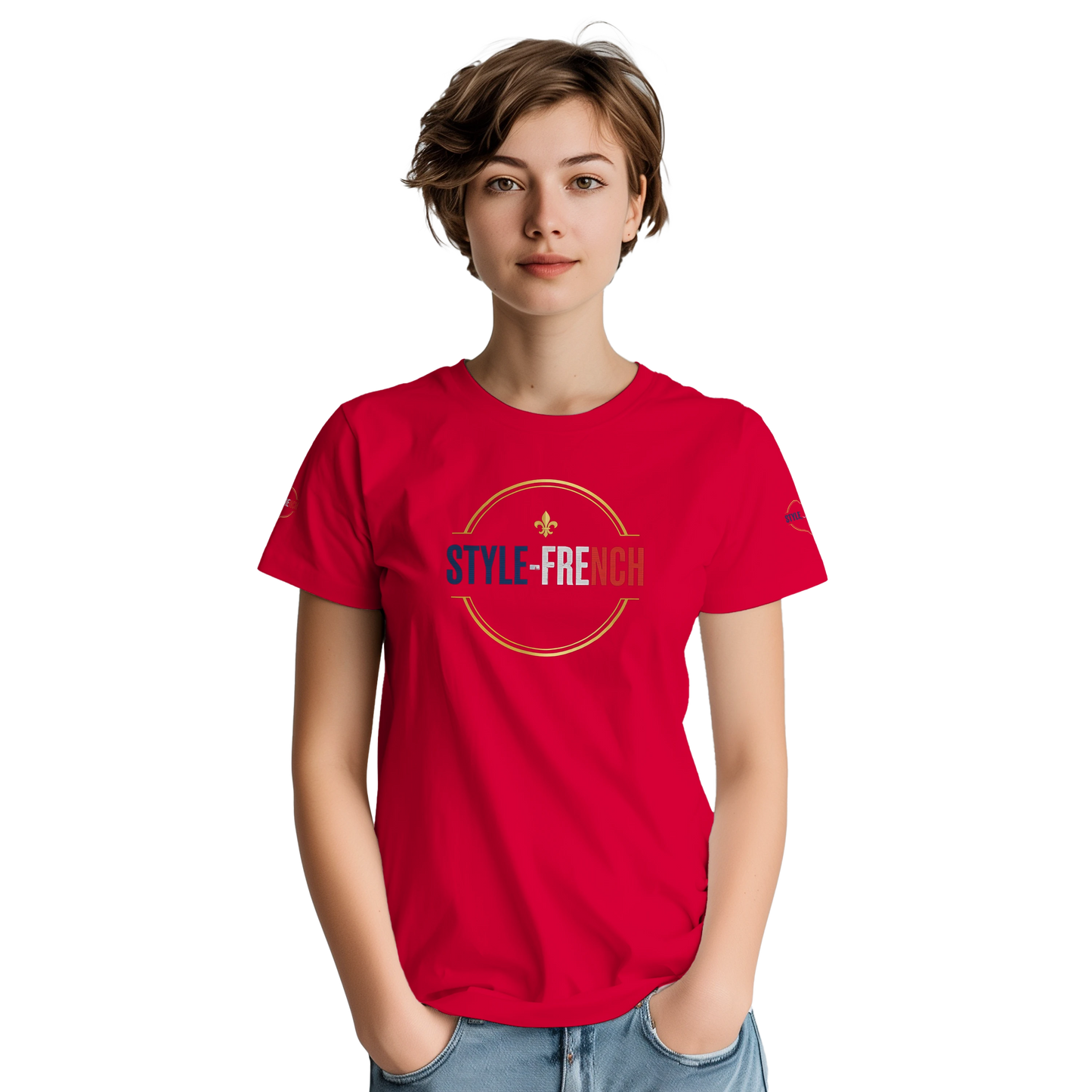 T-shirt Unisexe Île-de-France – Coton Épais à Coupe Classique