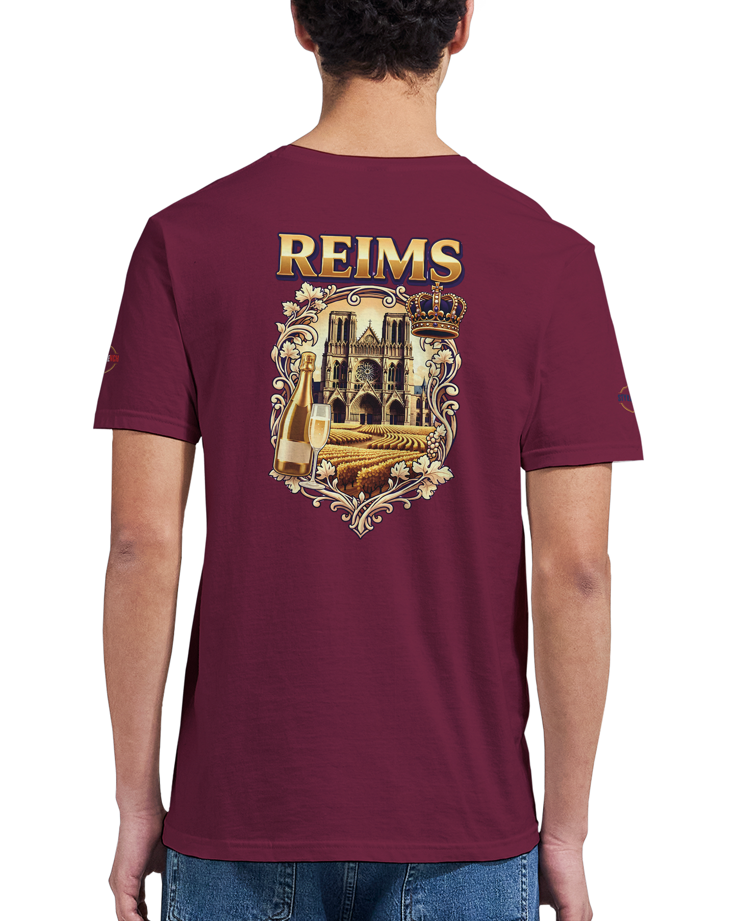T-shirt Unisexe Reims - Ville de France - Design Premium