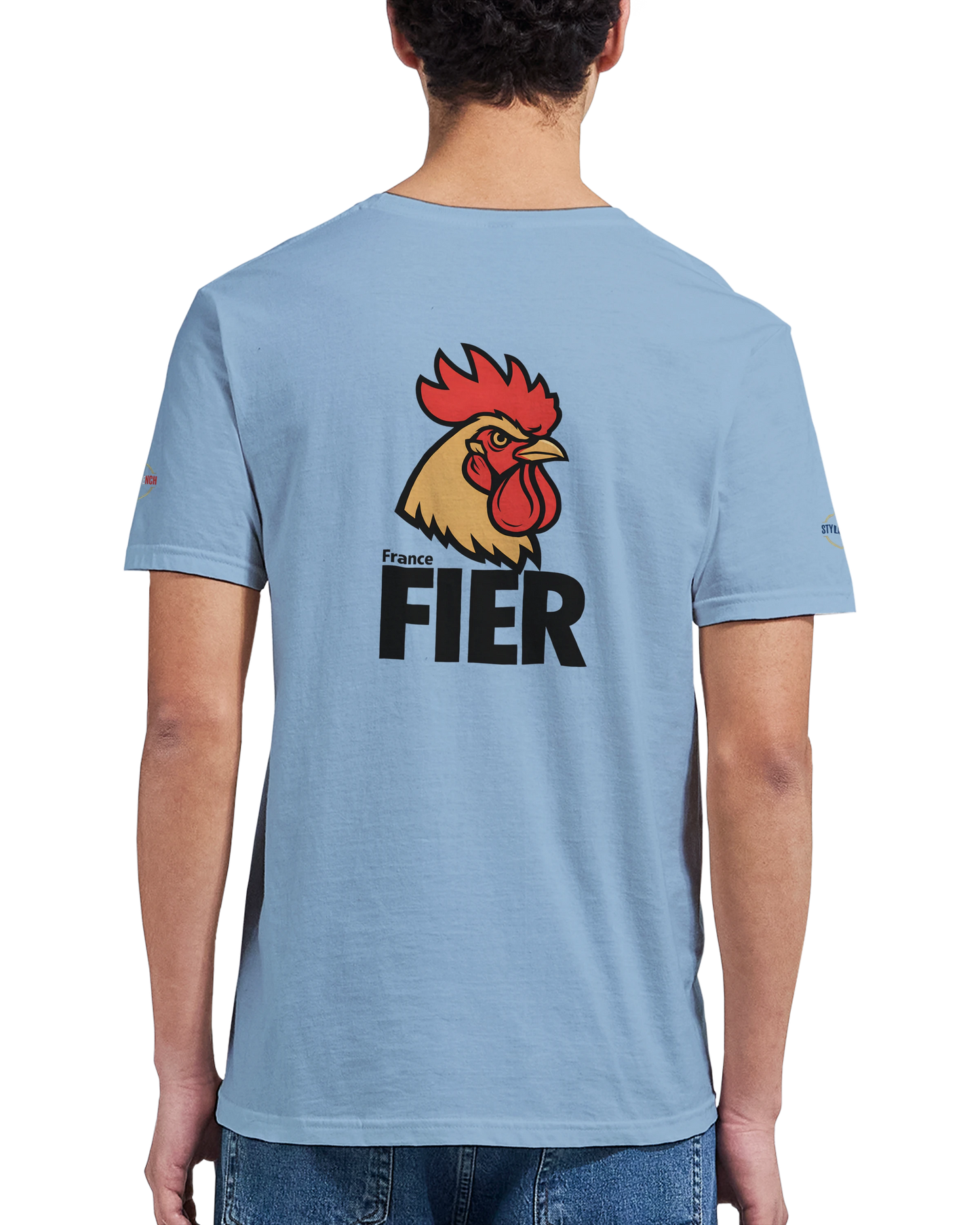 T-Shirt Homme France Fière - Premium Soft Cotton Graphic Tee