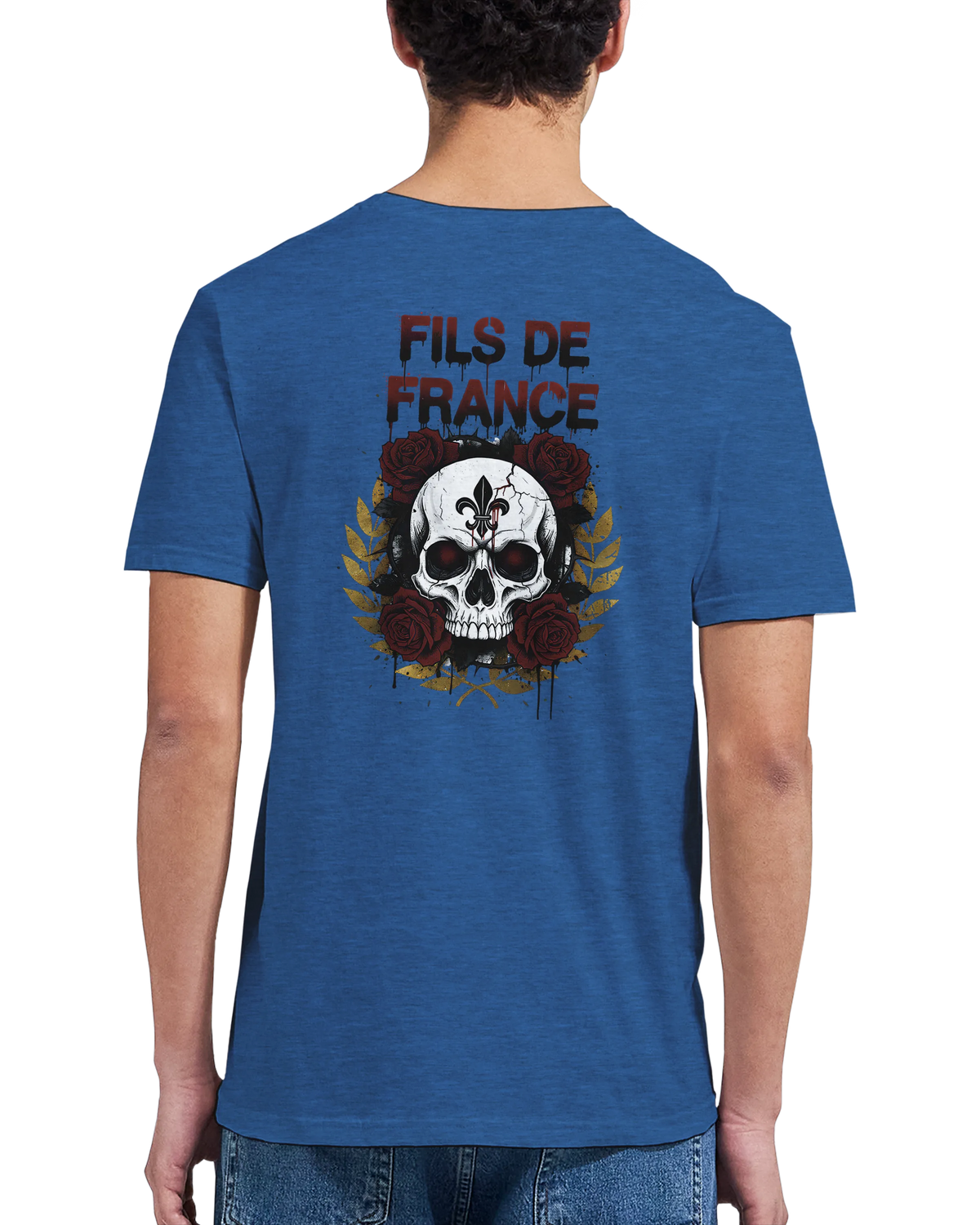 T-Shirt Homme Fils de France - Premium Coton Doux Impression Haute Définition