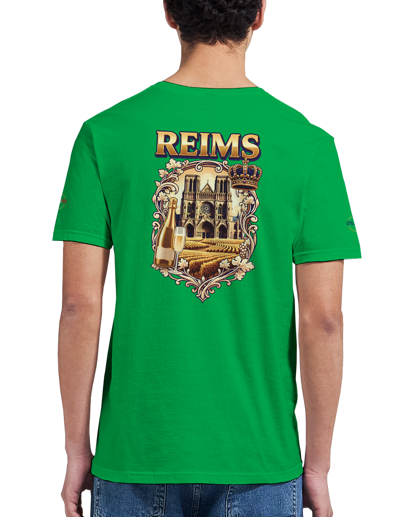 T-shirt Unisexe Reims - Ville de France - Design Premium