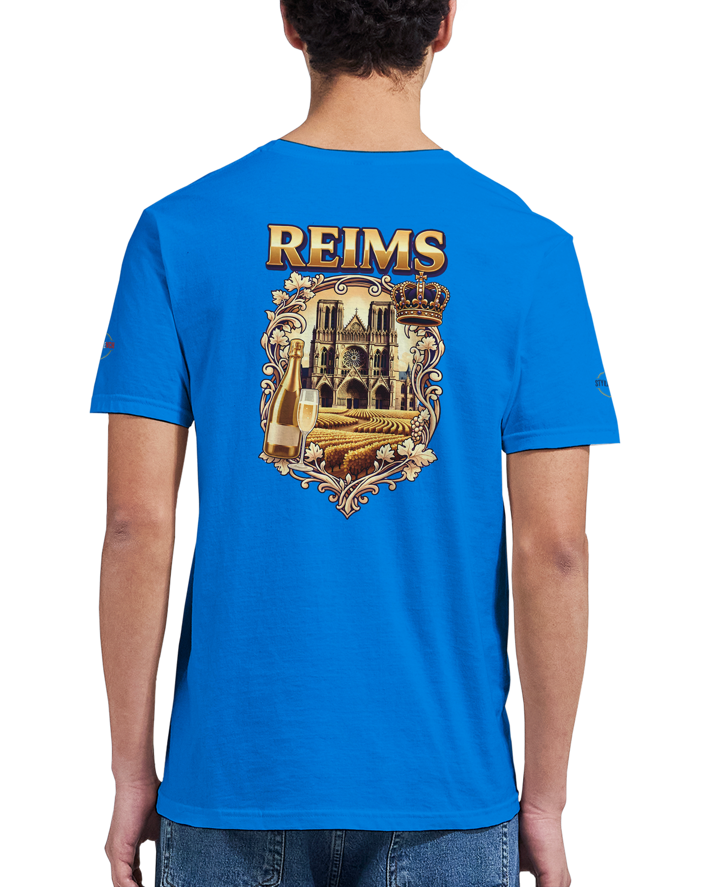 T-shirt Unisexe Reims - Ville de France - Design Premium