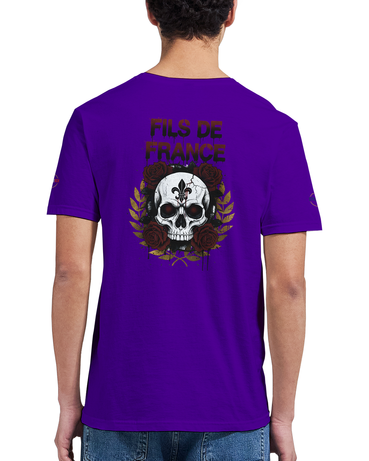 T-Shirt Homme Fils de France - Premium Coton Doux Impression Haute Définition