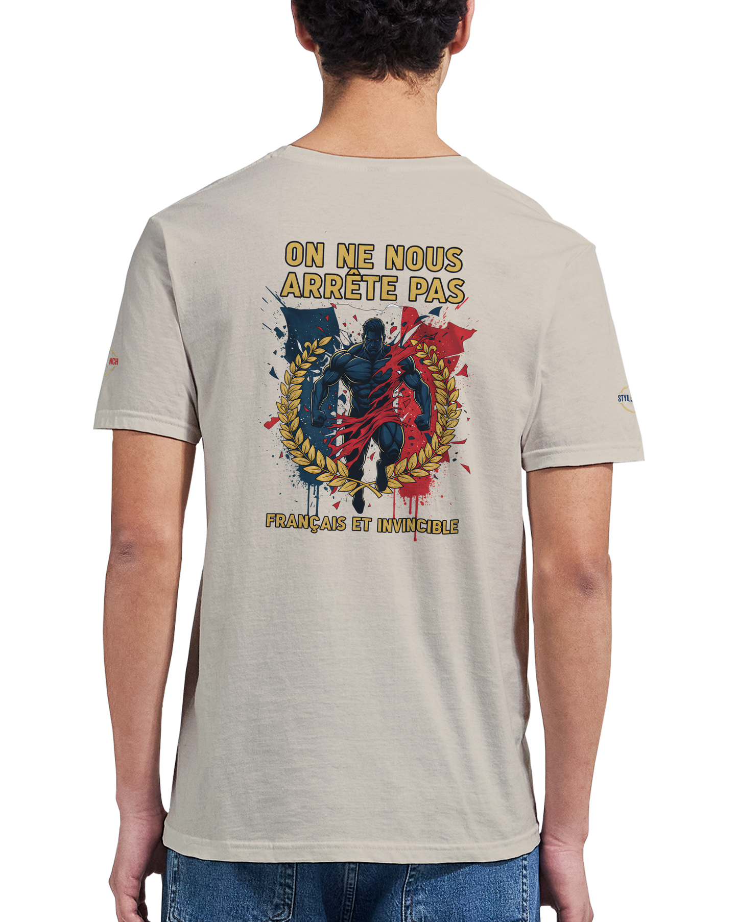 T-shirt Homme 'On  nous arrête pas' – Coton Premium Confort