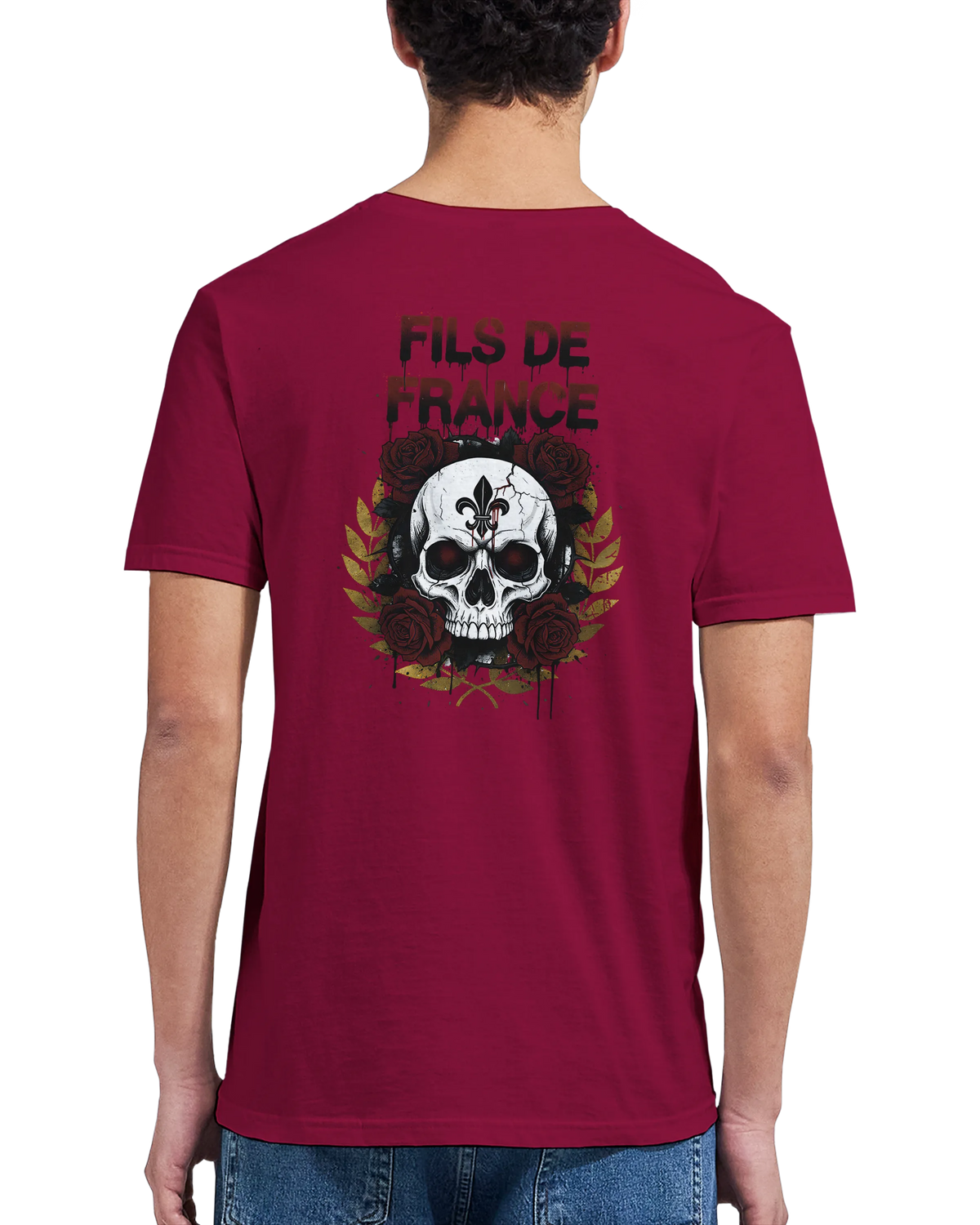 T-Shirt Homme Fils de France - Premium Coton Doux Impression Haute Définition