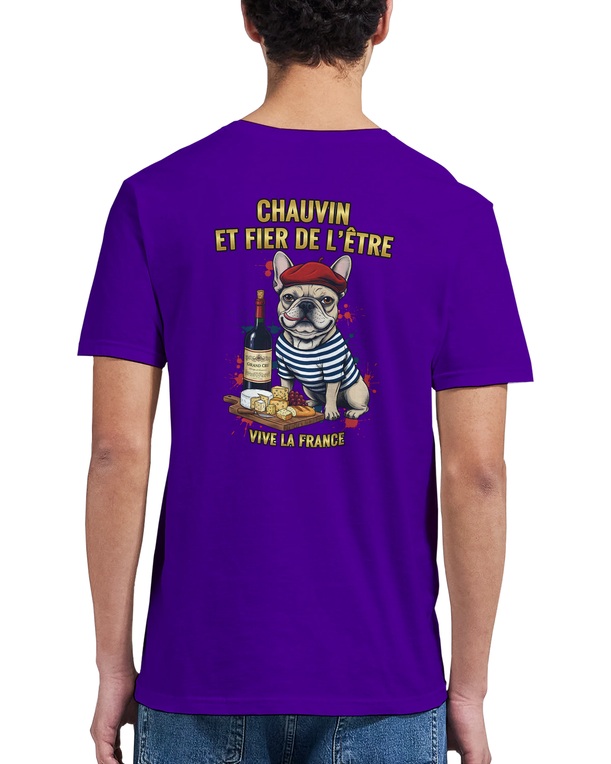 T-shirt Homme Chauvin et Fier de l'Être - Classique Ras du Cou Gildan 64000