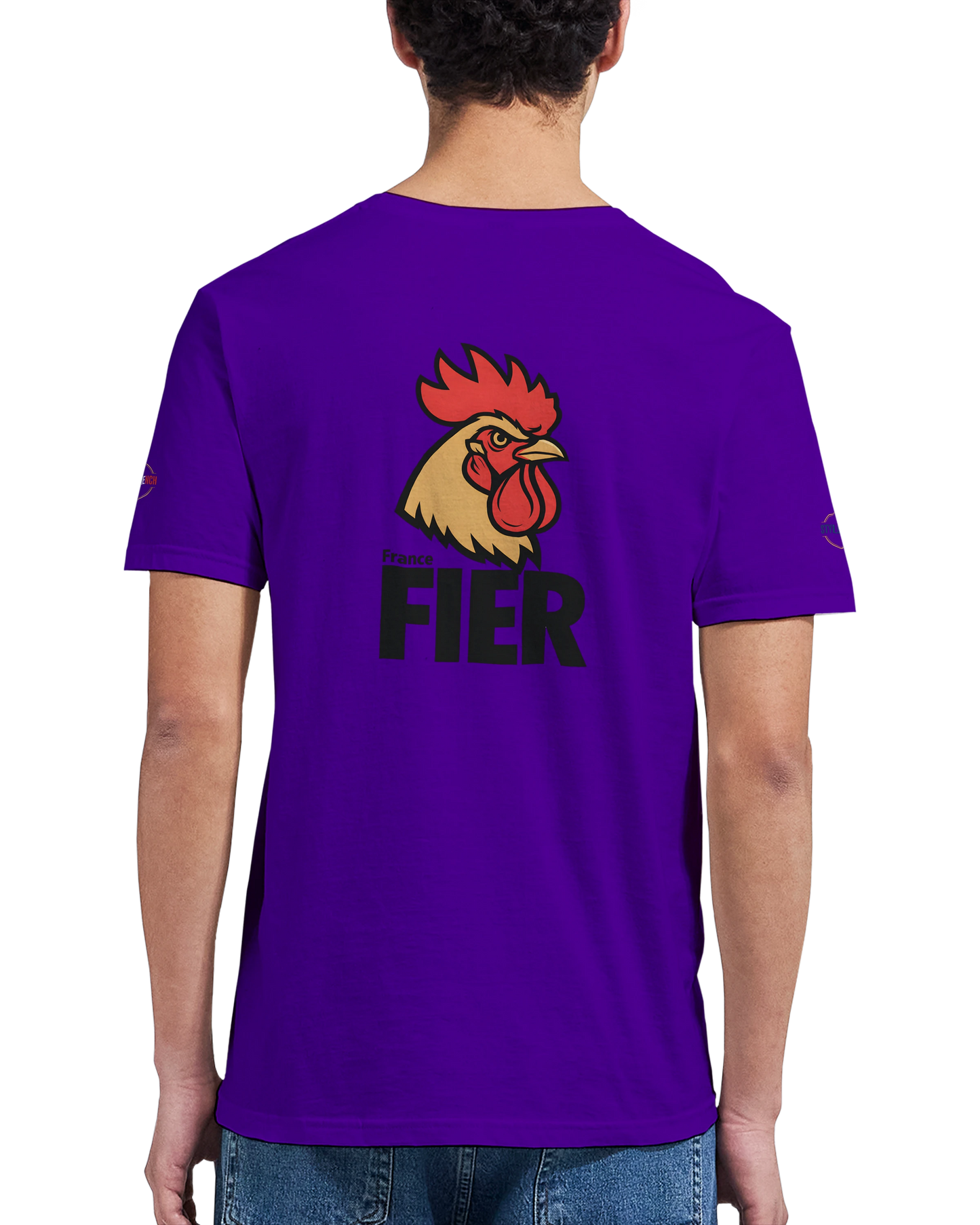 T-Shirt Homme France Fière - Premium Soft Cotton Graphic Tee
