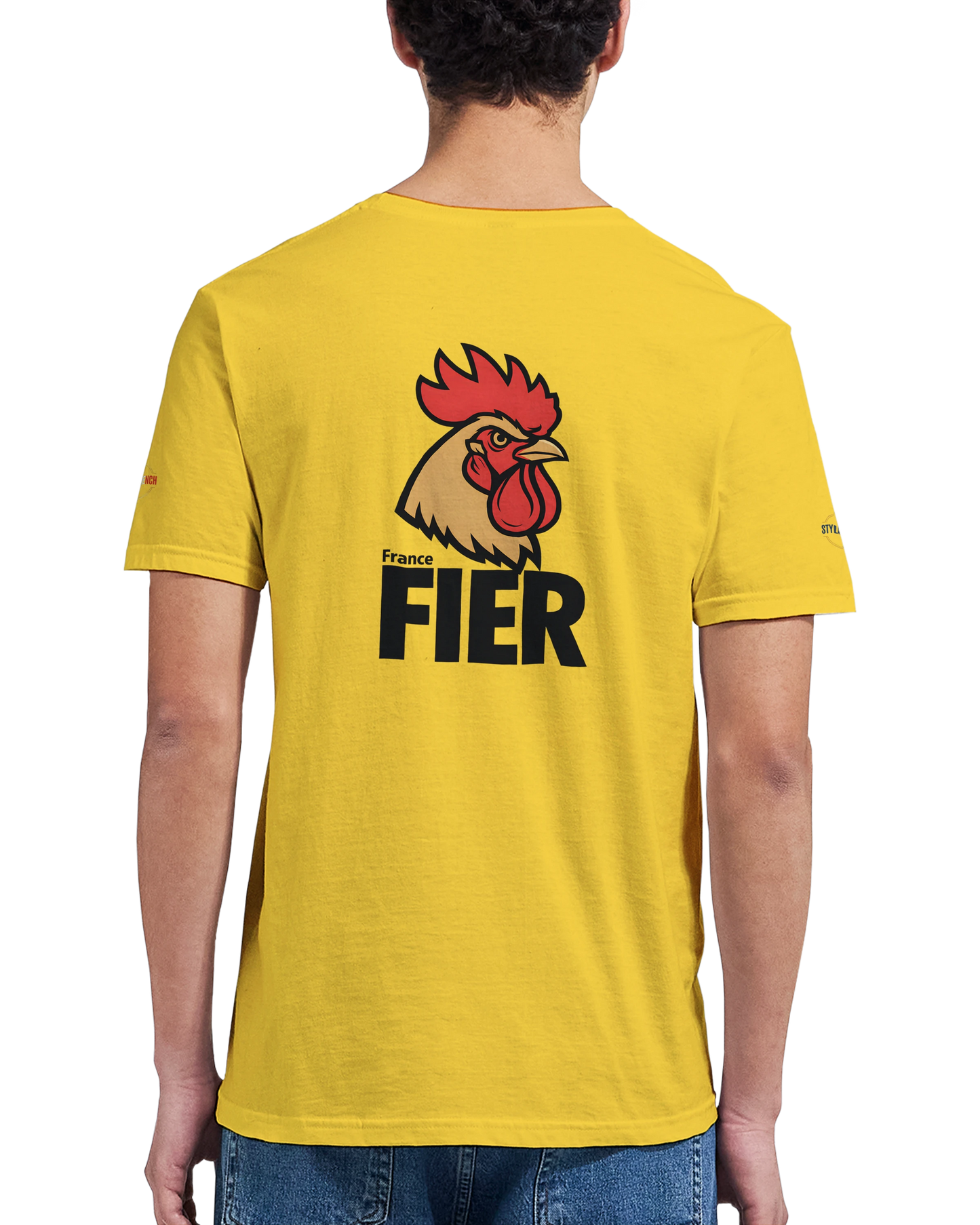 T-Shirt Homme France Fière - Premium Soft Cotton Graphic Tee
