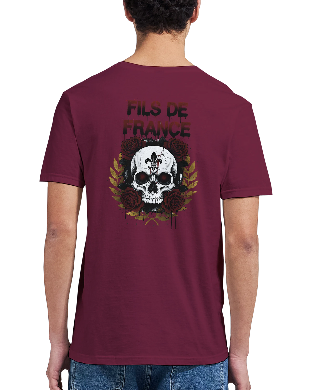 T-Shirt Homme Fils de France - Premium Coton Doux Impression Haute Définition