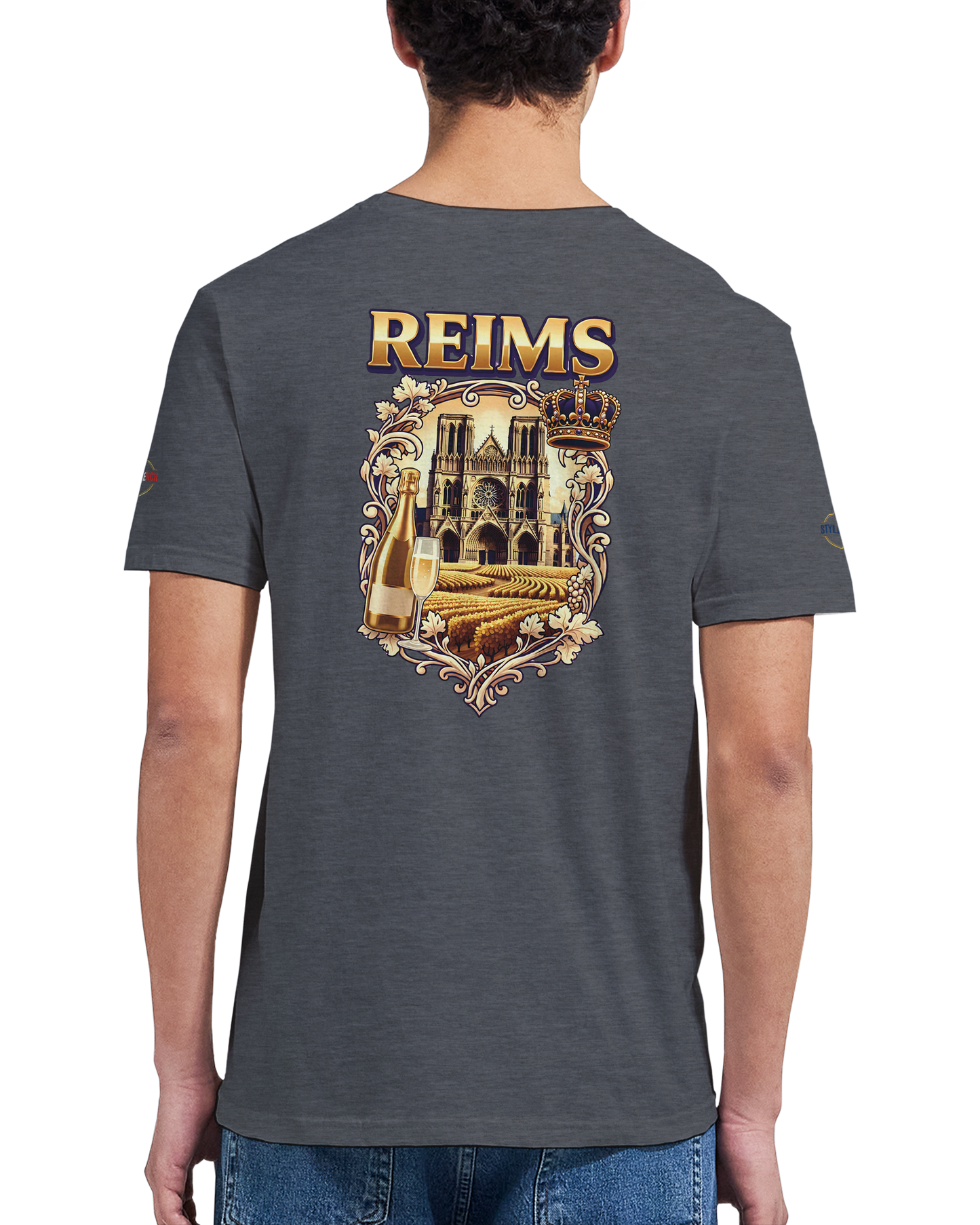 T-shirt Unisexe Reims - Ville de France - Design Premium