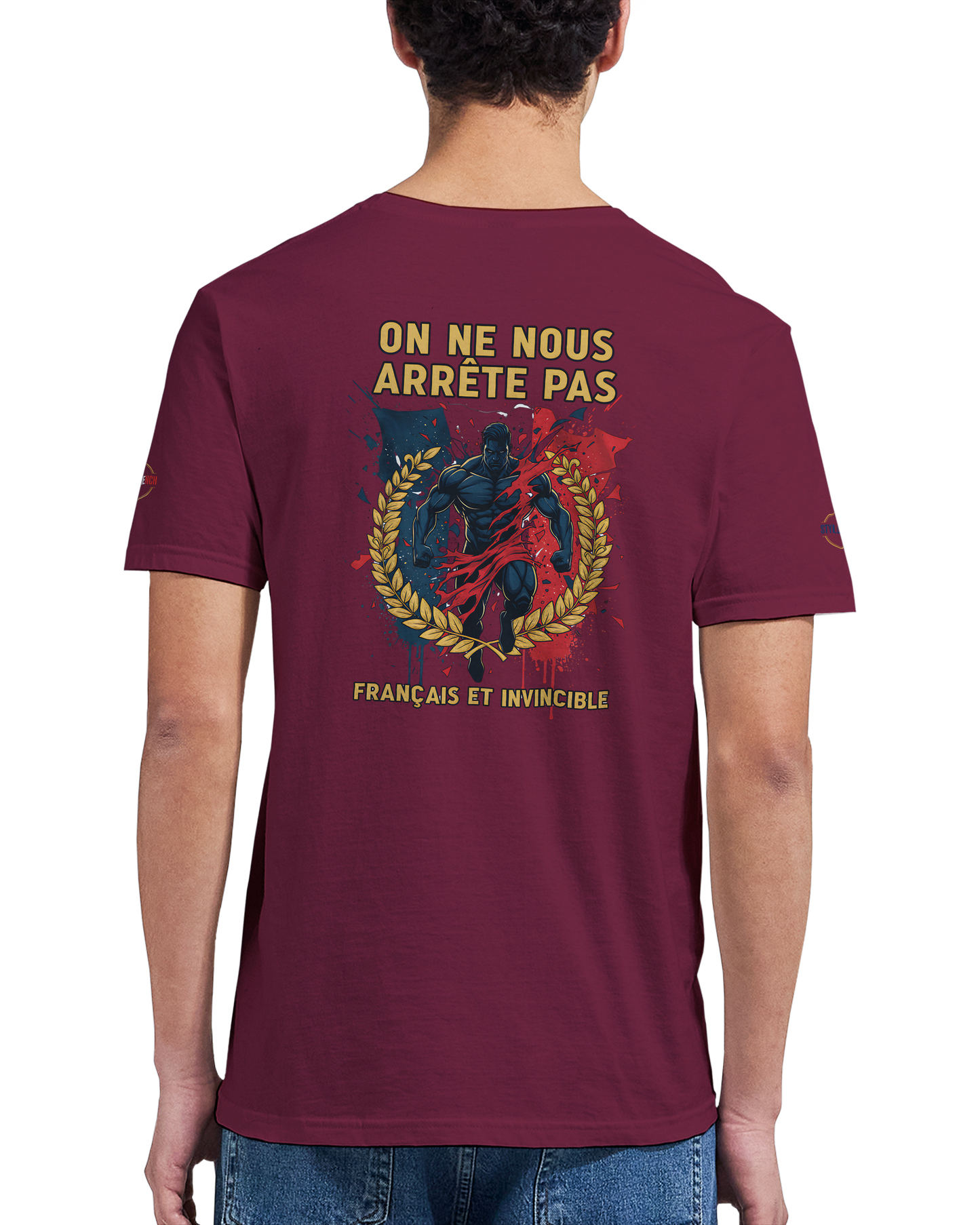 T-shirt Homme 'On  nous arrête pas' – Coton Premium Confort