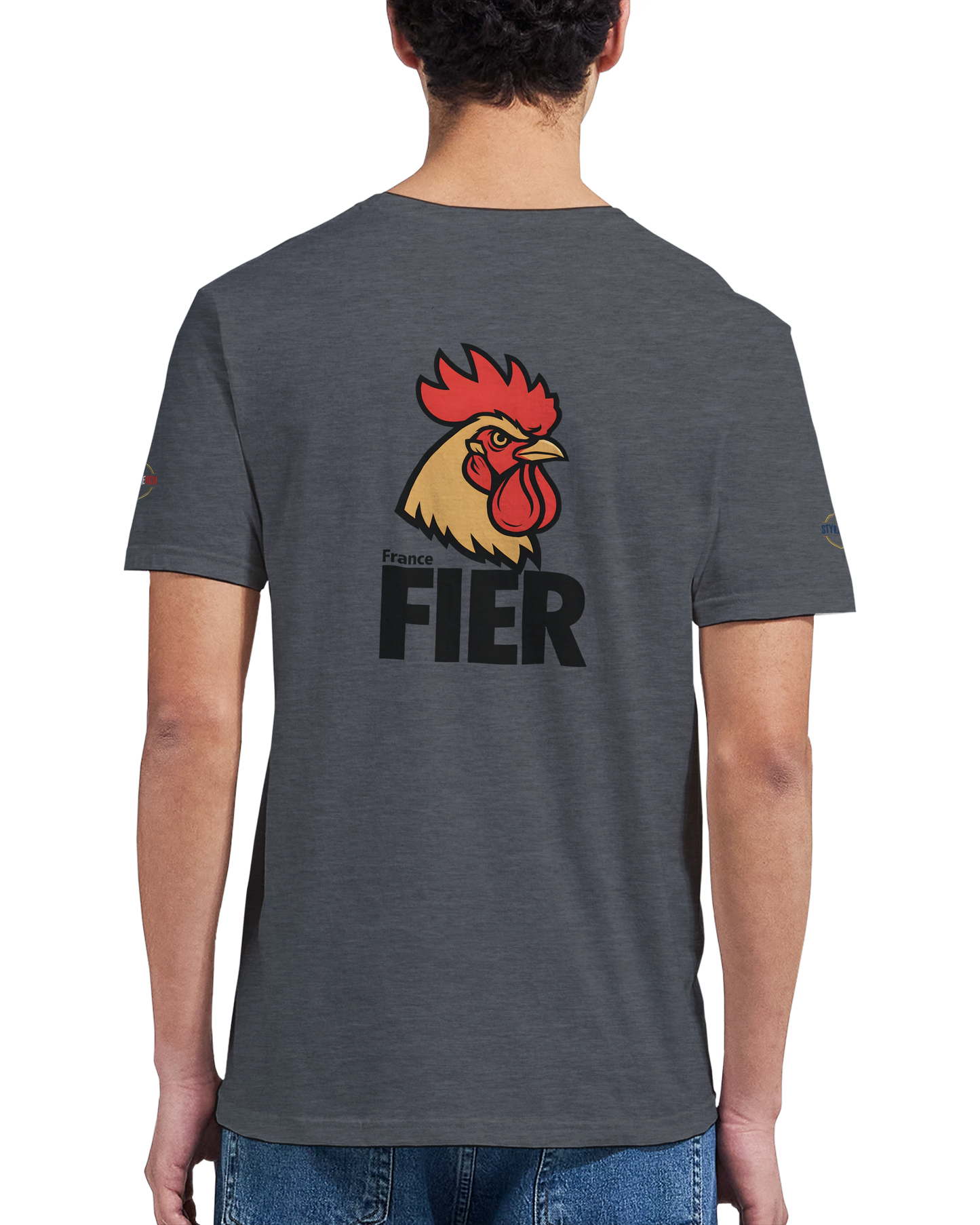 T-Shirt Homme France Fière - Premium Soft Cotton Graphic Tee