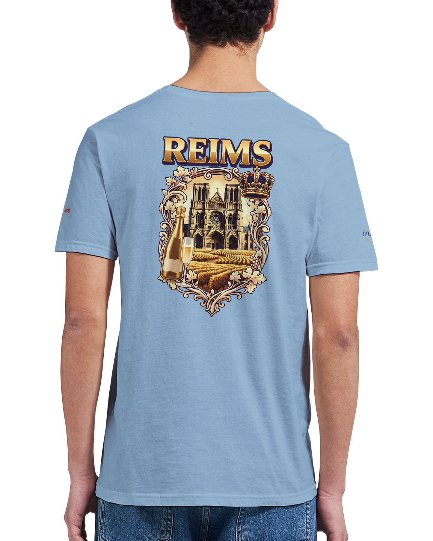 T-shirt Unisexe Reims - Ville de France - Design Premium