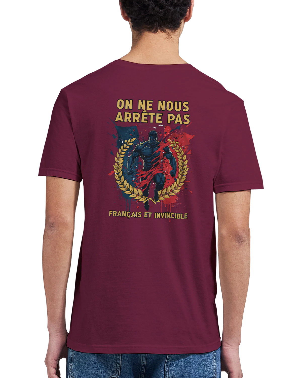 T-shirt Homme « On Nous Arrête Pas » - Classique Ras du Cou Gildan 64000
