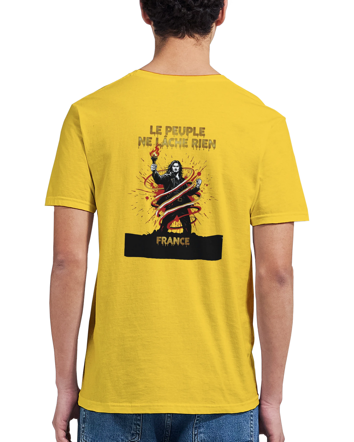 T-shirt Le Peuple Ne Lâche Rien – T-shirt Activiste Premium