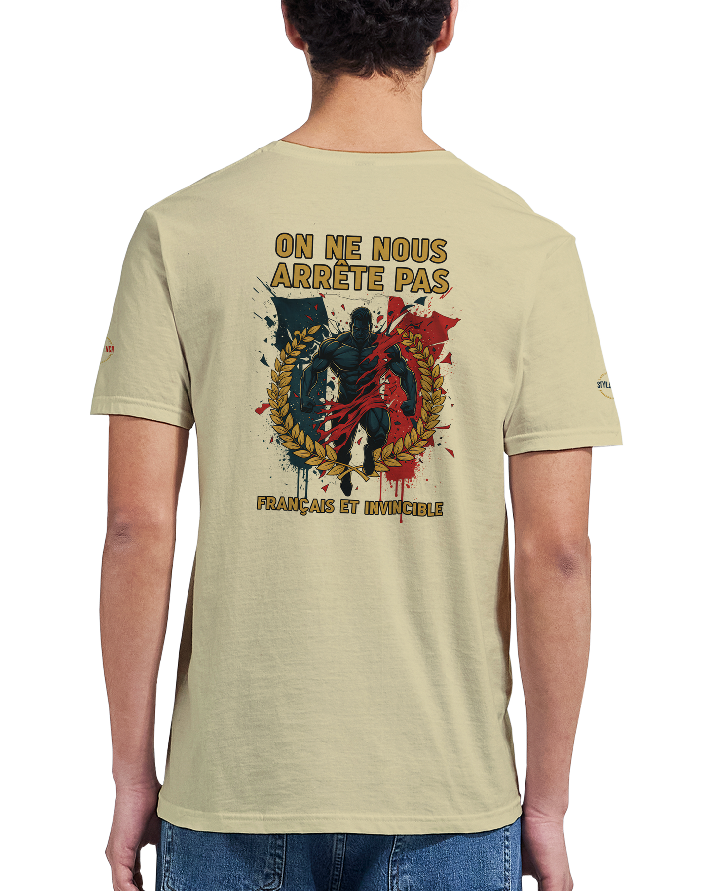 T-shirt Homme 'On  nous arrête pas' – Coton Premium Confort