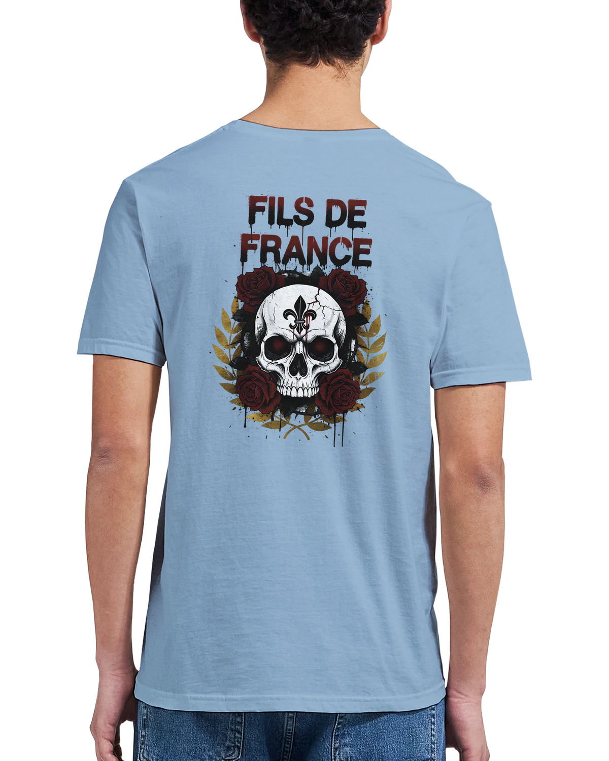 T-Shirt Homme Fils de France - Premium Coton Doux Impression Haute Définition