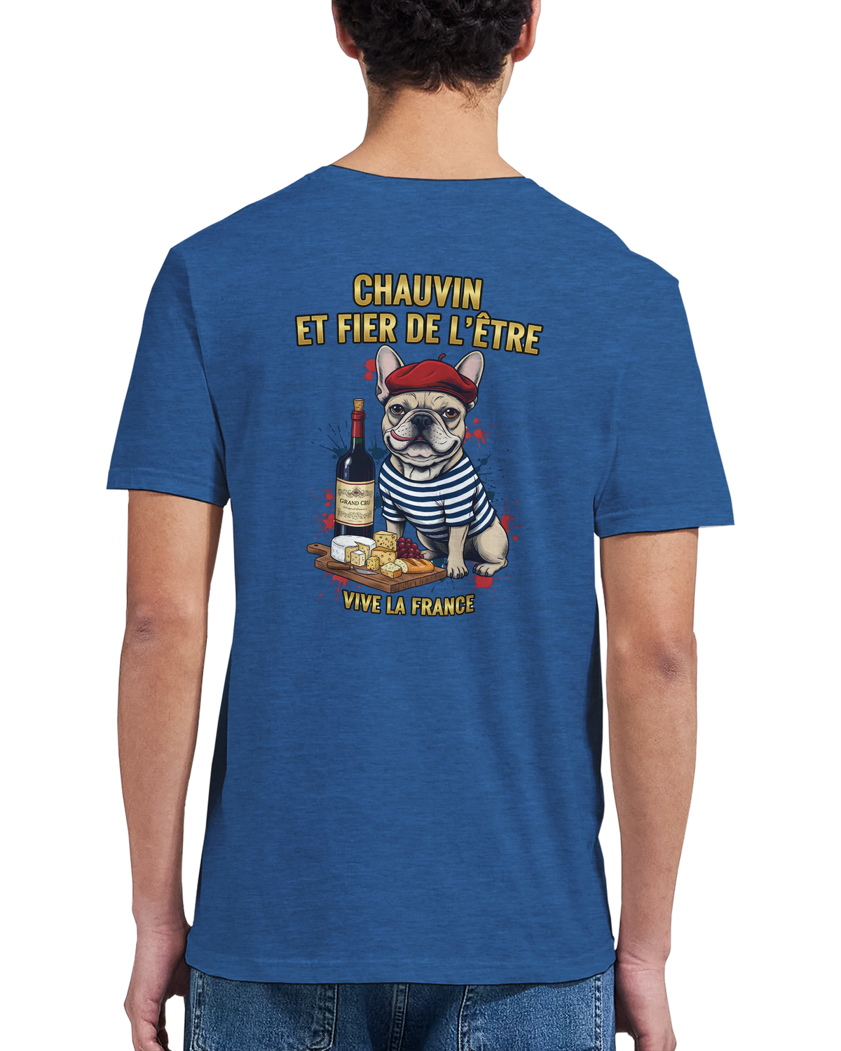 T-shirt Homme Chauvin et Fier de l'Être - Classique Ras du Cou Gildan 64000