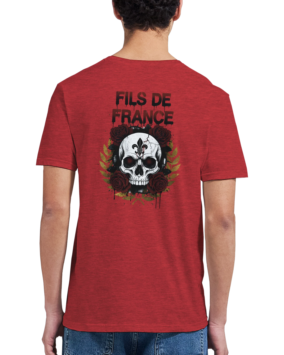 T-Shirt Homme Fils de France - Premium Coton Doux Impression Haute Définition