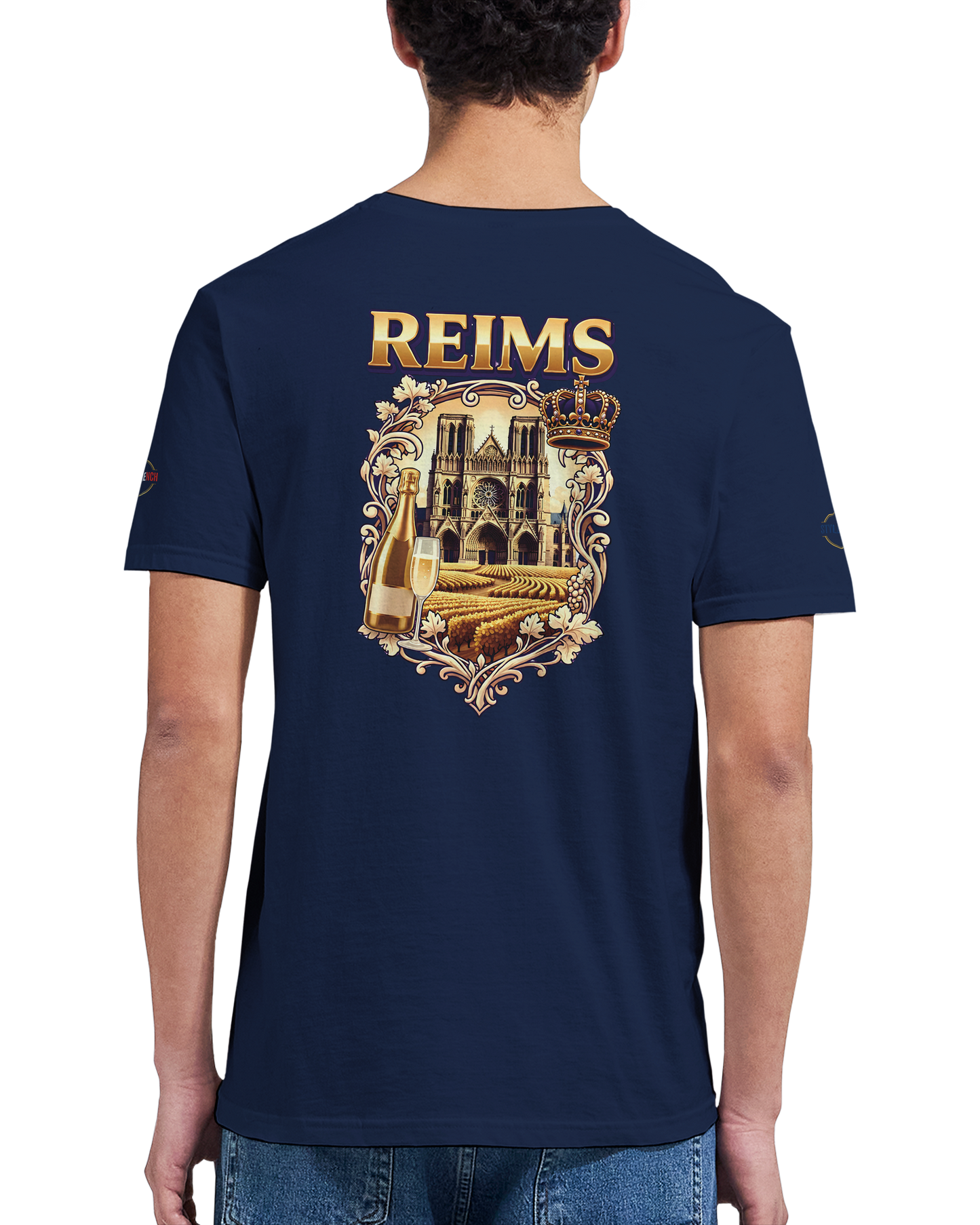 T-shirt Unisexe Reims - Ville de France - Design Premium