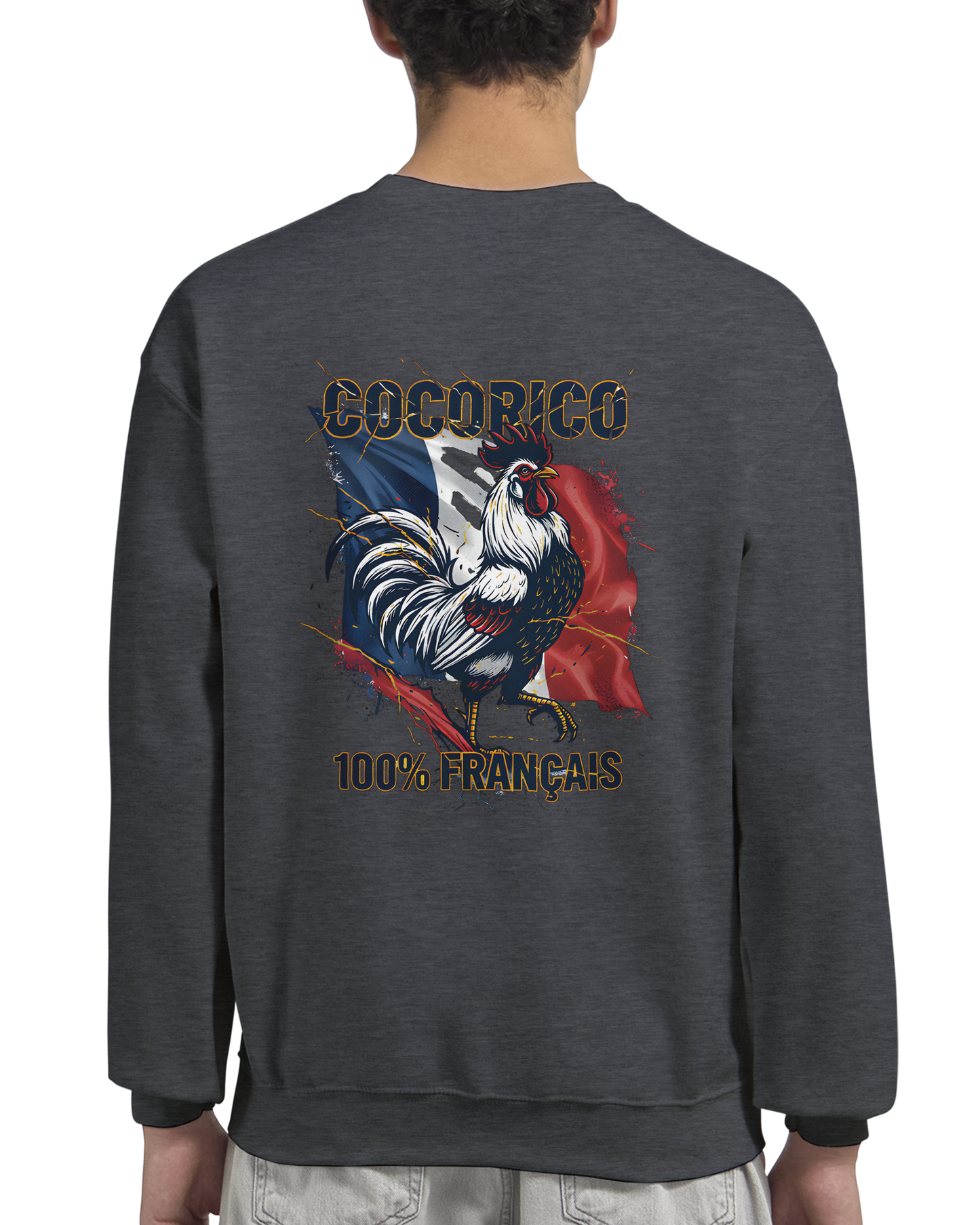 Sweat-shirt Homme Cocorico – Classique et Confortable