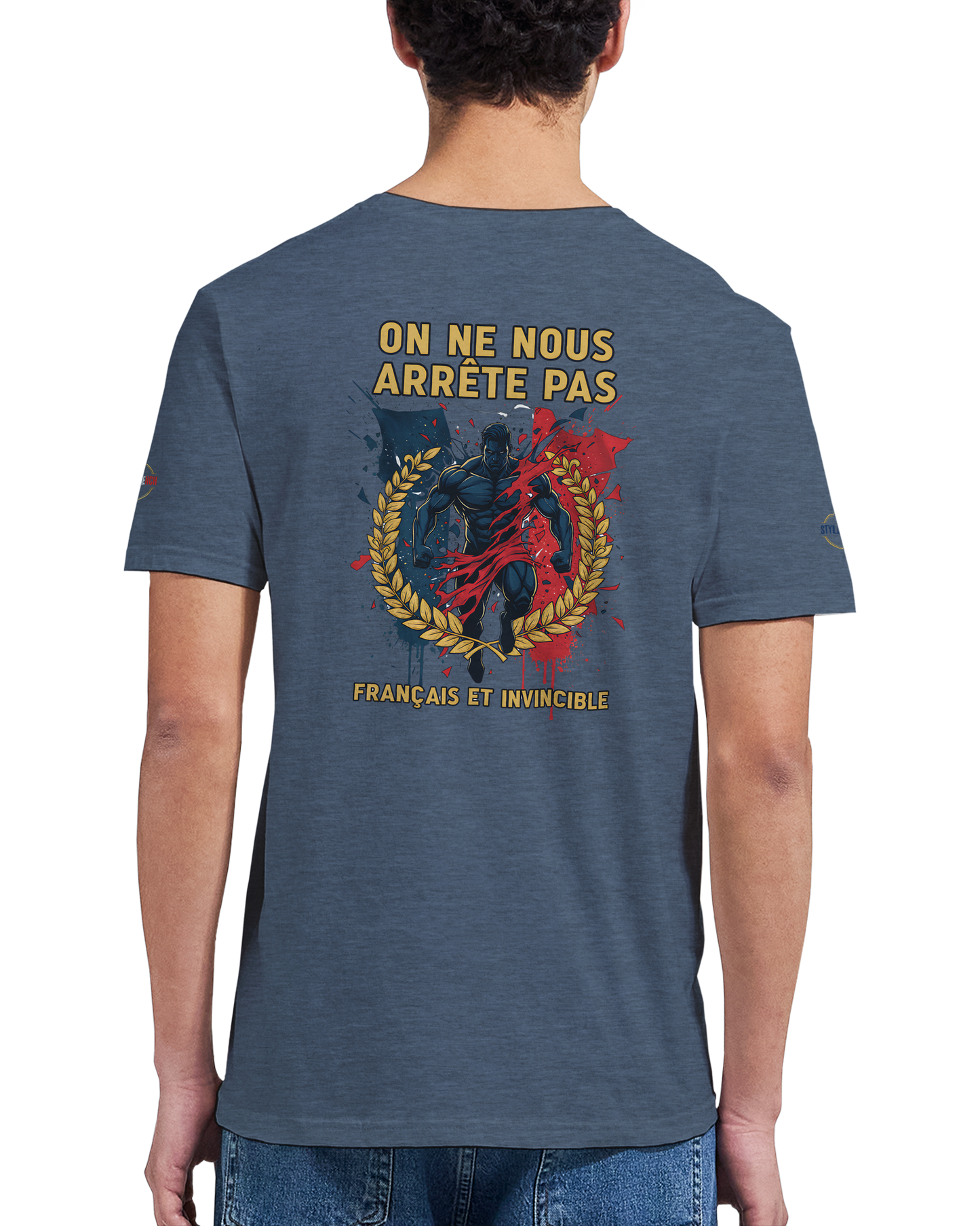T-shirt Homme 'On  nous arrête pas' – Coton Premium Confort