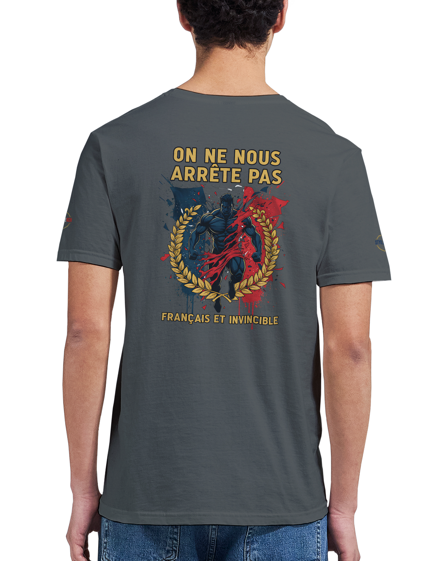 T-shirt Homme 'On  nous arrête pas' – Coton Premium Confort