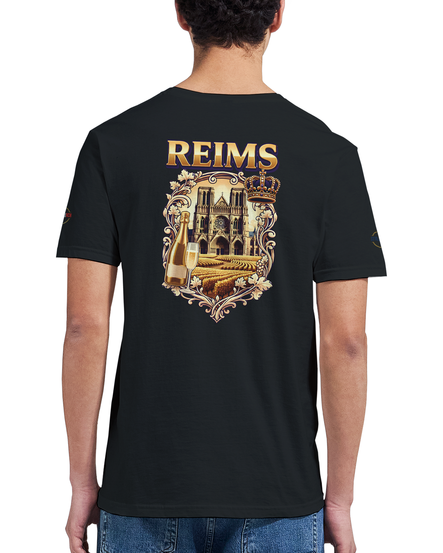T-shirt Unisexe Reims - Ville de France - Design Premium